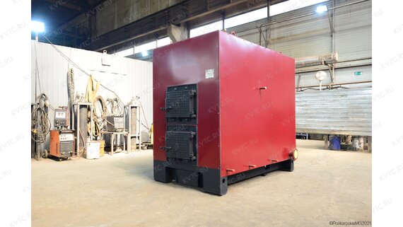 Котел на дровах 500 КВт отопительный